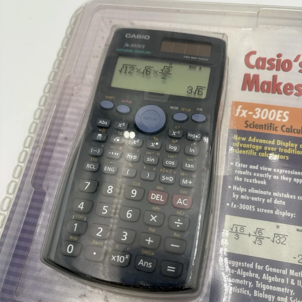 Casio's‎ Makes Math Easy fx-300ES Scientific Calculator